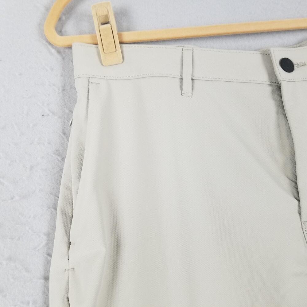 Banana Republic Pants Mens 34x29 Beige Stretch Polyester Golf Travel Lightweight - Picture 3 of 14
